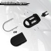 Xitomer Stainless + Rubber Motorbike Bike Foot Pegs, Fit for