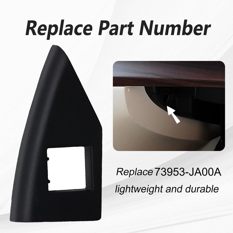 Shtuomoland Left Side Glove Box Latch Cover Fits for Nissan