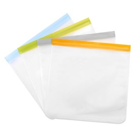 SumDirect 12Pcs Reusable Gallon Freezer Bags,BPA Free,Dishwasher Safe,Leakproof Food Storage Bags for Vegetable Sandwich, Fruits, Snack, Travel Items