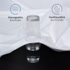 Komfortec Waterproof Mattress Protector 200 x 200 cm, Breathable, Crinkle