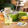 Tckenan 10 Heart-Shaped Stainless Steel Tea Infusers, Loose Leaf Tea