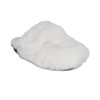 Aetrex Women's Misty Orthopedic Fluffy Slippers - Adjustable Strap Ivory