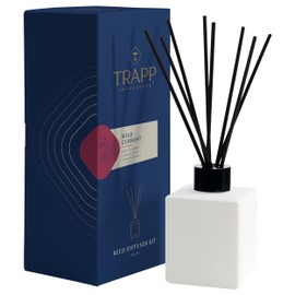 Trapp - No. 24 Wild Currant - Reed Diffuser Kit - Includes Set of Reeds, Scented Diffuser Oil (4 oz.), Vase - Long Lasting Scent Notes of Red Currant, Cassis Noir, and Spanish Moss