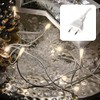 hellum 100-tlg. mini LED Lichterkette mit Stecker und weißem Kabel,