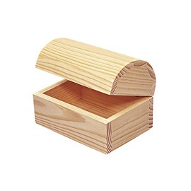 RAYHER 62297000 Plain Wood Wooden Box FSC Mix Credit, 13 x 9 x 9 cm