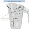 EIKS Plastic Measuring Cups for Baking, Cooking, DIY & Commercial