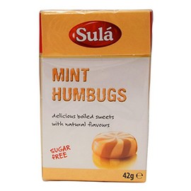 Sula Mint Humbugs SUGAR FREE - 14 x 42gm