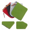DEARMAMY Set of 4 Felt Wallet for Mini Purse with