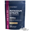 Potassium Supplement High Strength 1500mg with Vitamin C | Electrolyte