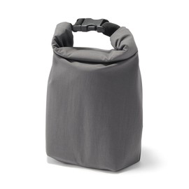 MUJI 84843068 Adjustable Height Lunch Bag, Roll Top Type, Small, Gray