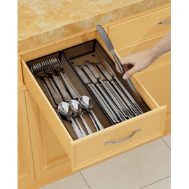 JANE EYRE kitchen drawer organizer - silverware utensil organizer for kitchen drawer,silverware tray in drawer