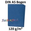 50 sheets DIN A5 paper - natural paper blue -