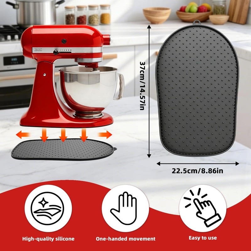 Mixer Slider Mat for KitchenAid 4.5-5 Qt Tilt Head Stand