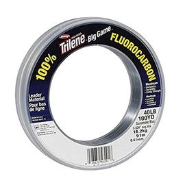 Berkley Trilene Big Game Flurocarbon Leader Fishing Line -100% Professional Grade Flurocarbon
