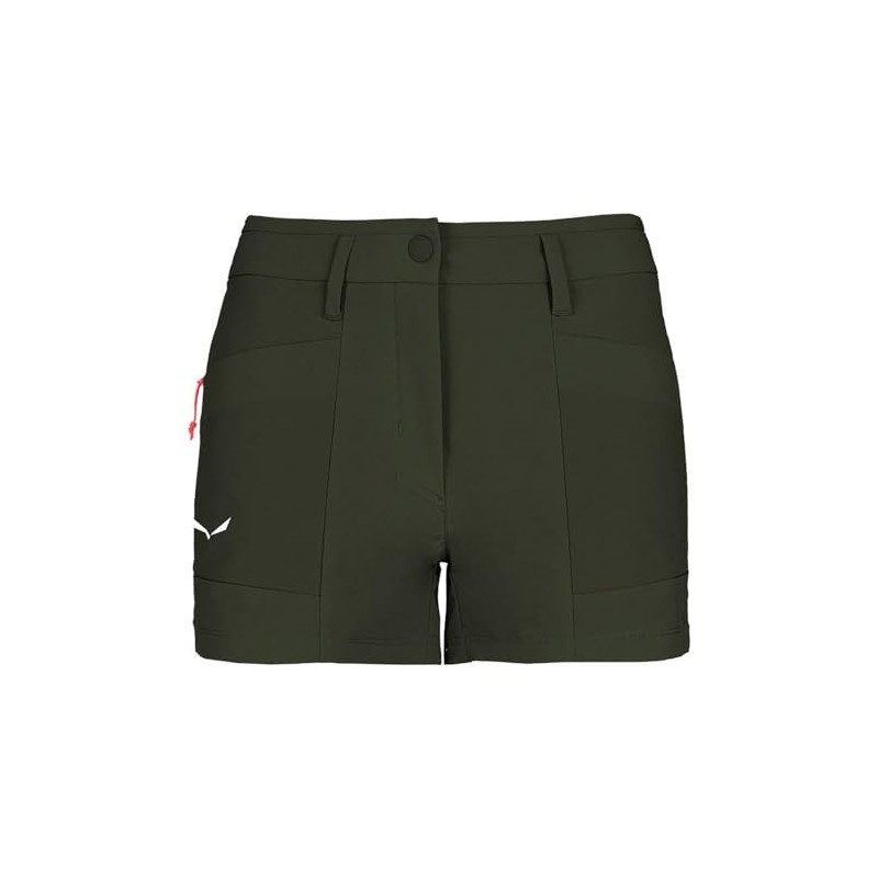 Salewa Puez Durastretch Cargo Shorts Women, Dark Olive, S