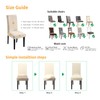 YISUN Universal Stretch Chair Covers Set of 4 / 6