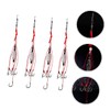 BESPORTBLE 4pcs Trap Fishing Hook Spring Bait Cage Coarse Fishing