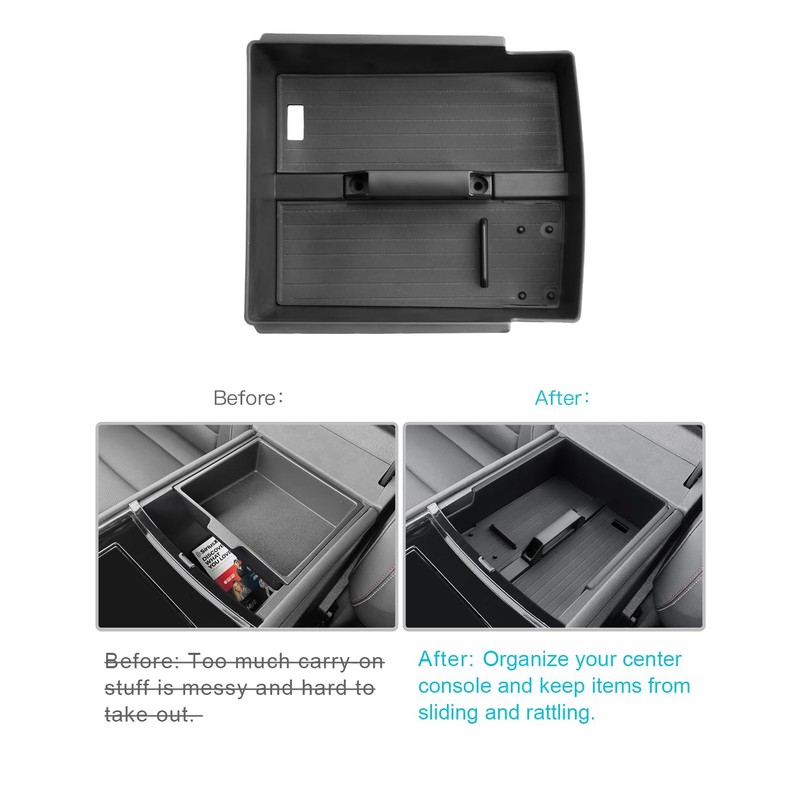 CDEFG for 2024 2025 GMC Acadia Center Console Organizer for
