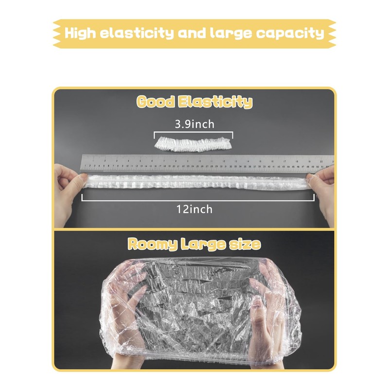 Plastic Bowl Covers for Sourdough Bread Proofing Large Disposable Elastic