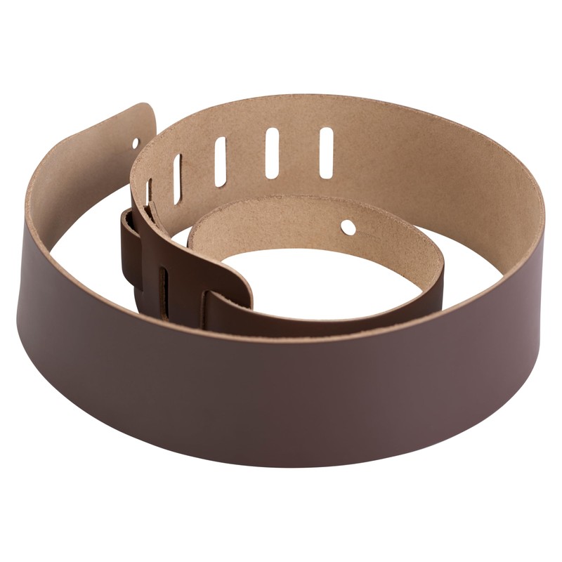 2 1/2" Leather Guitar Strap. Adjustable From 38" To 51".