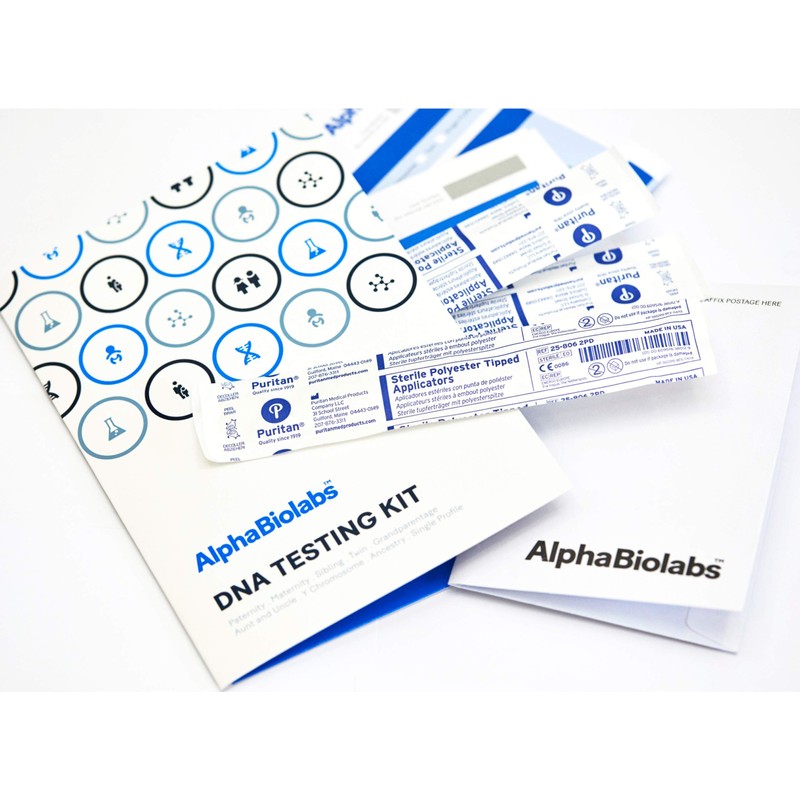 AlphaBiolabs Twin DNA Testing Kit - Fast Results