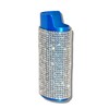 Blue Lighter Cover Sleeve with Crystal Rhinestones LS1
