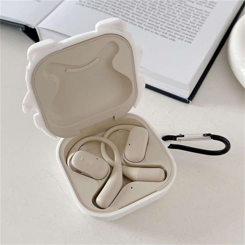 SKPY Silicone Case Compatible with SHOKZ OpenFit 2 with Pendant,