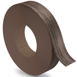 ZYJT Walnut Edge Banding, 3/4 inch x 50ft roll of Veneer Real Wood Edge Banding Pre-glued Flexible, Tape Banding for Cabinet Repair