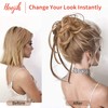 HOOJIH Messy Bun Hair Piece, Super Long Tousled Updo Hair