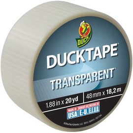 Duck, DUC241380, Transparent Duct Tape, 1 Each, Transparent, Clear