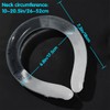 (White) Ice Collar, Neck Cooling Tube, Portable Cooling Wraps for