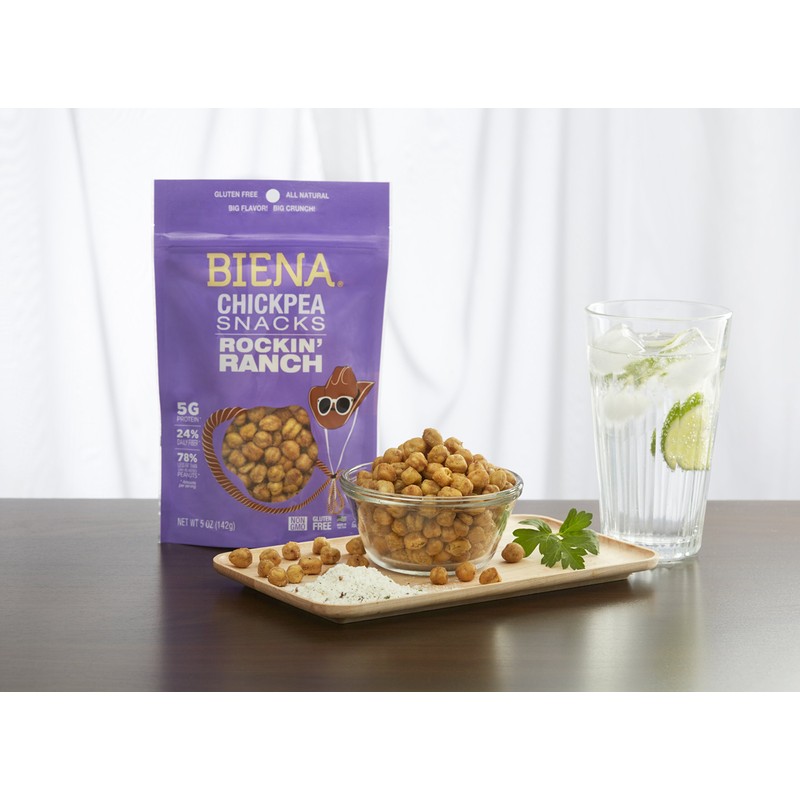 BIENA Rockin' Ranch Chickpea Snacks | Gluten Free | Vegan