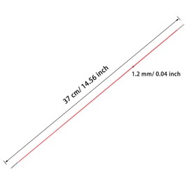 ONLYKXY 30pcs Elastic Cords with Metal Ends Long Soft Stretch Band Mask Lanyard Loop Craft Round Rope Thread String Extender Strap for Mask Making Book Binding Hanging DIY Party Hat Menus (Red)