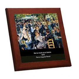 Renoir "mu-ran・do・ra・gyaretto" Wood Frame with Photo Tiles * of the World Masterpiece Series)