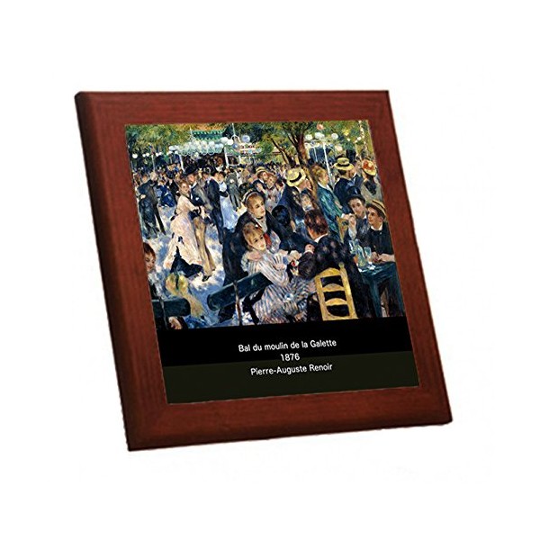 Renoir "mu-ran・do・ra・gyaretto" Wood Frame with Photo Tiles * of the World Masterpiece Series)