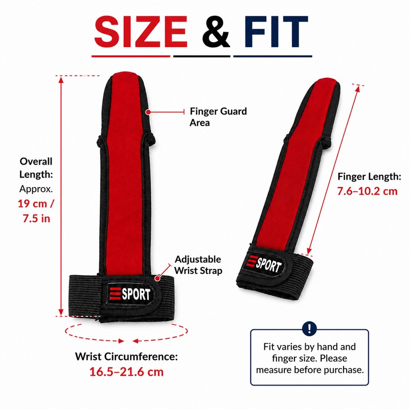 Fishing Finger Protector Gloves for Casting – Anti-Slip Neoprene Finger