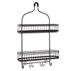Zenna Home Shower Caddy Hanging Bathroom Organizer, Steel Shower Rack