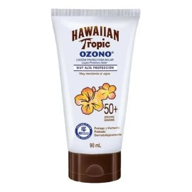 Protector Solar Hawaiian Tropic Ozono Fps 50+ 3 Pzas De 90ml
