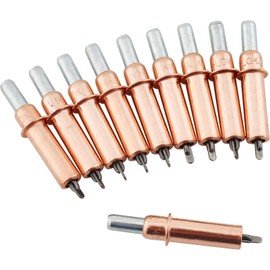 Speedway Motors Steel Cleco Fasteners 1/8 Inch Diameter Pack of 10 Spring Loaded Removable Pins for Sheet Metal Fabrication Panel Test Fitting Universal Fit Tools