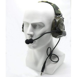 WishRing Z Tactical Comtac II Headset Airsoft HuntingActive Noise Canceling Military Z041, Camouflage, all size