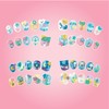 Aquabeads 35060 Nail Studio Refill Set Stars and Unicorns Multi-Coloured