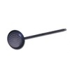 Paderno World Cuisine Black Carbon Steel Chestnut Pan with Oversized Handle, 11IN
