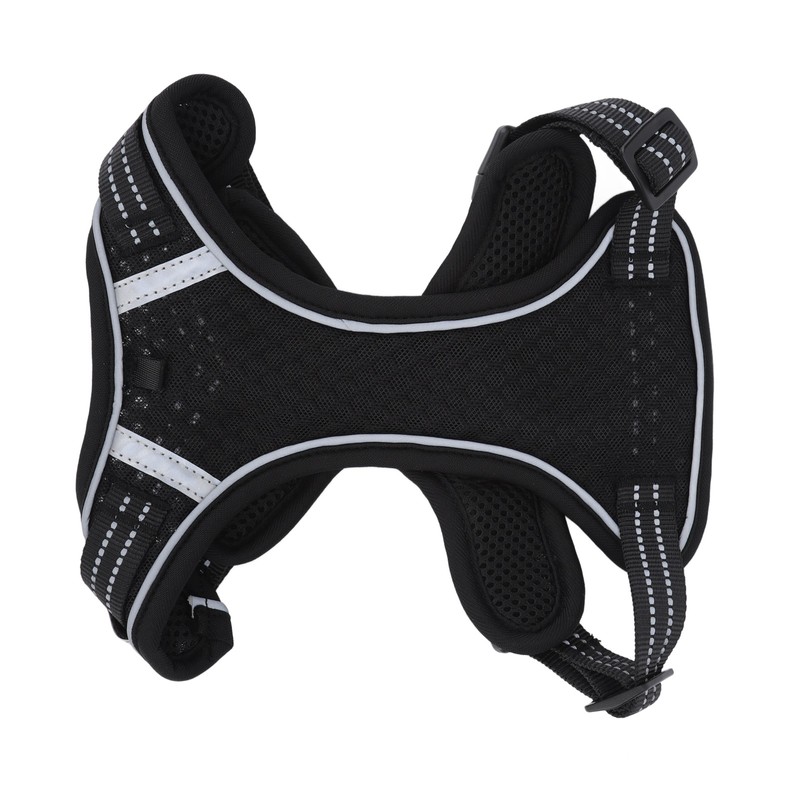 Dog Harness Adjustable Comfortable Reflective Strip Safety Mesh Dog Vest