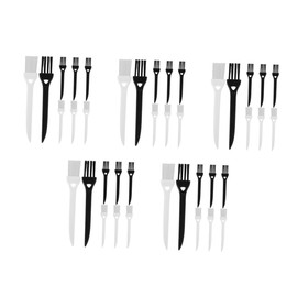 OATIPHO 50 pcs Multifunctional Crevice Cleaning Brush Set for Razors Hair Clippers Electronics Compact Small Brush Kit for Detailed Household Cleaning