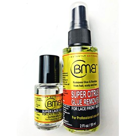 BMB Super Lace Glue Adhesive 0.5 Oz And Super Citrus Glue Remover 2 Oz Combo