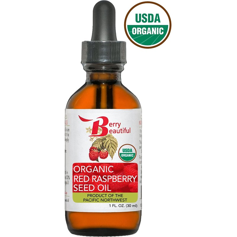 Berry Beautiful Certified Organic Red Raspberry Seed Oil - Cold-pressed