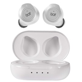 iJoy Premium Gravity TWS Earbuds Wireless Bluetooth 5.0 Compatible in-Ear Headset with Built-in Mic & Portable Recharging Case - IPX4 Waterproof & Sweatproof Design for Sports- Long Battery Life