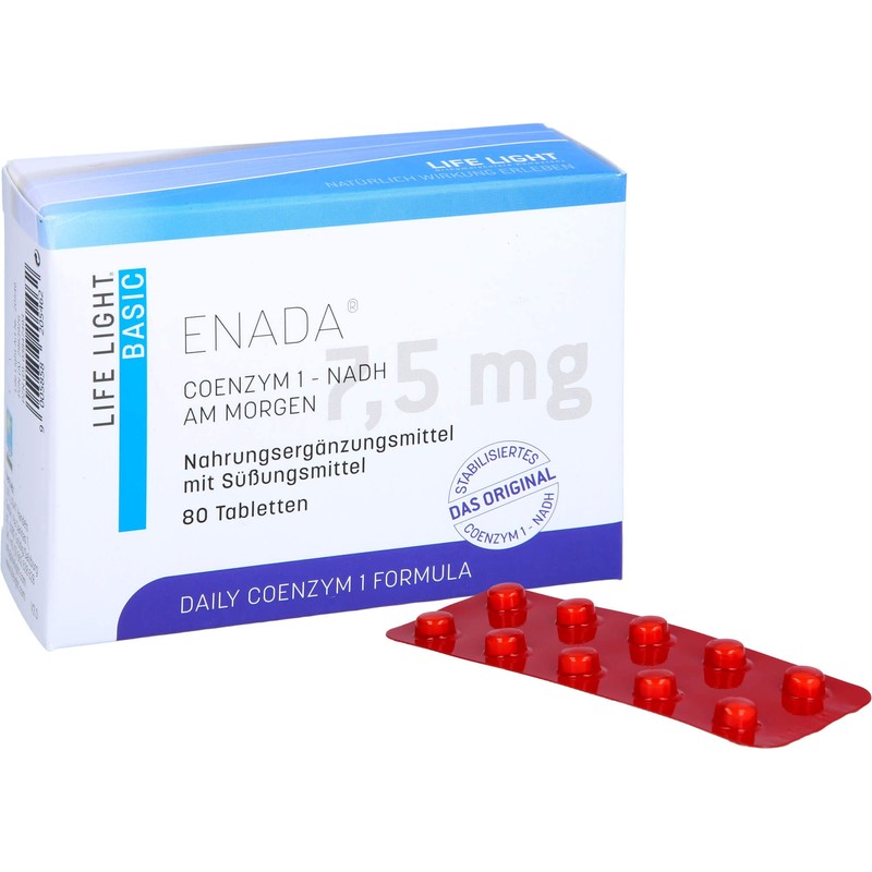 LIFE LIGHT ENADA Coenzym1-7,5mg (für die Energieproduktion und die Immunabwehr,