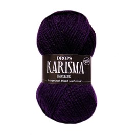 Drops Karisma 100% Wool 76 - Dark Purple