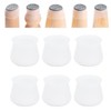 16PCS Chair Leg Protector Non Slip Silicone Felt Furniture Leg